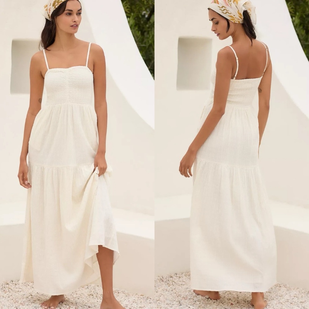 L*Space Cream Maxi Dress